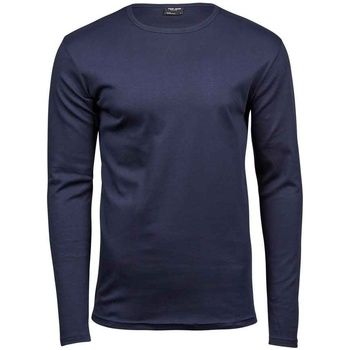 Tee Jays Camiseta manga larga Interlock para hombre