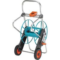 enrollador de manguera de metal con ruedas 100 gardena