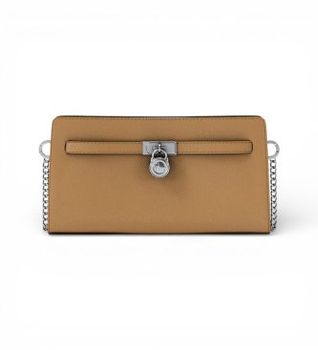 Michael Kors para mujer. 32F5SNXC0L Bandolera Hamilton Moderne ultrapequeña (OSFA), Marrón, Casual, Piel
