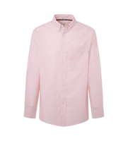 pepe jeans para hombre pm308563 camisa matthew rosa s casual algodon manga larga