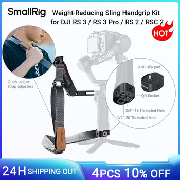 Kit de mango de eslinga SmallRig con kit de correa de hombro reductora de peso para DJI RS 3/ RS 3 Pro /RS 4/RS 4Pro/RS 2/RSC 2 Gimbals -4383