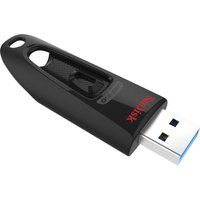 sandisk 16 gb ultra usb 30 memory stick - black black