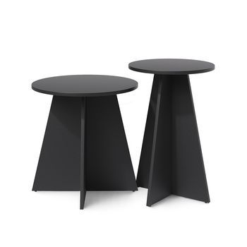 Mesa De Centro Forma 40 X 50 Cm Lote De 2 Vicco