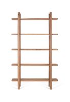 estanteria fabricada a mano en madera de acacia 110cm