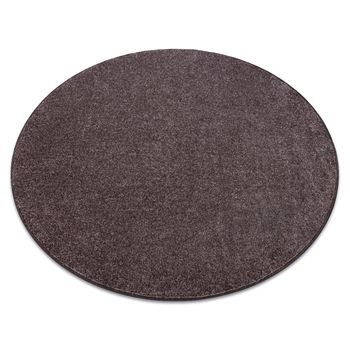 Alfombra  Santa Fe Círculo Marrón 42 Llanura Color Sólido Circulo 150 Cm