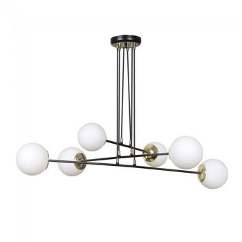 Lámpara colgante signo negro (6 luces)