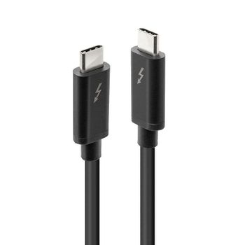 Cable Thunderbolt 3 Lindy 2 m Negro 20 Gbit/s 4096 x 2160