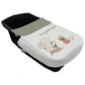 2024 Saco de Capazo con Colcha Bunny Dydados Polipiel Estampada Pelo Estampado