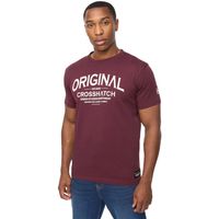crosshatch camiseta vintarge para hombre