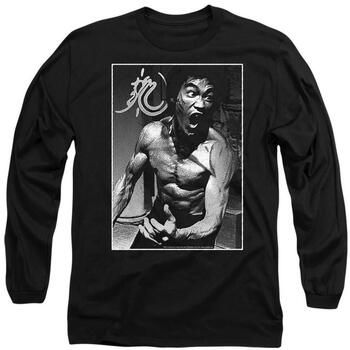 Bruce Lee Camiseta manga larga Focused Rage para mujer