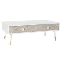 mesa centro abeto 120x65x42 mandala marron claro