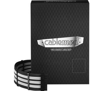 ModMesh C-Series Corsair AXi HXi RM Cable Kit - Black & White, Black