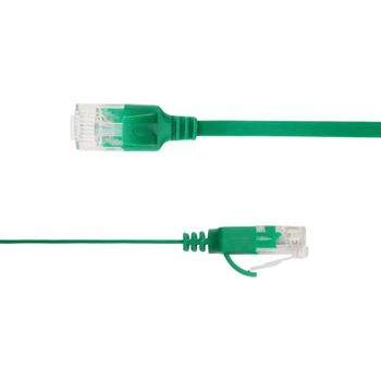 Cable de red plano LinkIT Cat6a U/UTP 2,5 m verde