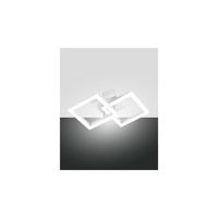 lampara de techo led bard moderna 21w blanca 3394-28-102 fabas luce