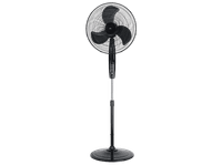 ventilador de pie - ok osf 501526 b es 150 w 3 velocidades aspas oscilacion inclinacion ajustable altura temporizador negro