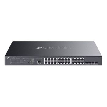 Switch TP-Link 24 Puertos Gigabit 4 SFP+ L2+ Gestionado PoE++ 500W Rack 1U