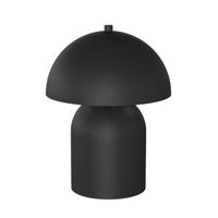 lampara de mesa konvi negro 2 luces