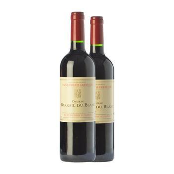 Château Barrail Du Blanc Vino Tinto Saint-émilion Crianza 75 Cl 12.5% Vol. (pack De 2 Unidades)