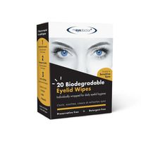 the eye doctor biodegradable eyelid wipes