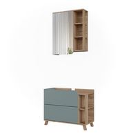 conjunto de muebles de bano karen 2 piezas vicco