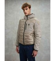 blauer para hombre 25wbluc08078 plumifero albert beige xl casual poliester