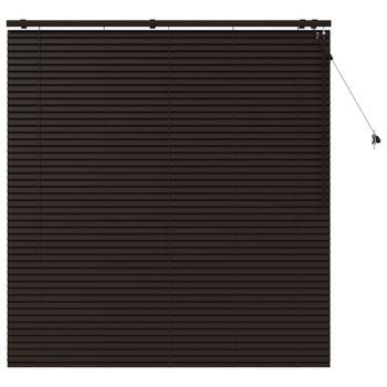 Persiana Veneciana Marrón Oscuro 145 X 160 Cm 35 Mm Vidaxl