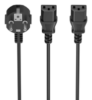 cable alimentacion cpu aisens cee7m-2xc13h negro 3mts