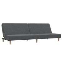 sofa cama  sofa convertible de 2 plazas tela gris claro