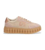 no name para mujer tnpsdb0 zapatillas de piel play side beige 40 3 a 5cm cordones casual