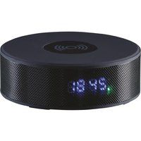 daewoo avs1376 portable fm bluetooth clock radio - black black