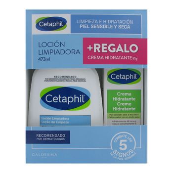 Cetaphil locion Limpiadora piel sensible 473ml + REGALO