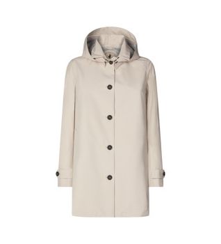 Save The Duck para mujer. D42250W-GRIN20 Abrigo April verde beige (L), Casual, Poliéster, Manga larga