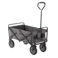 carro de jardin con ruedas 91x525x64 cm plegable robusto y estable carreta de transporte comoda ergonomica y amplia para almacen garaje y patio carrito de jardineria de carga