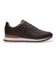 timberland para hombre tb0a2mp3w011 zapatillas de piel scout heights marron oscuro 44 plano cordones casual