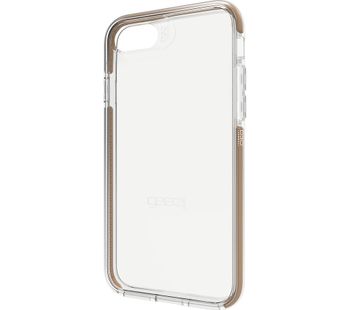 Piccadilly iPhone 7 Case - Clear & Gold, Gold