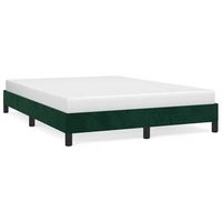 cama matrimonial  cama para adultos  estructura de cama de terciopelo verde 140x200 cm