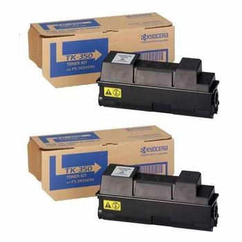 Kyocera TK-350 Black Original Toners Twin Pack (2 Pack)