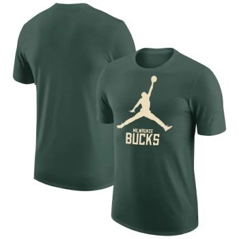 Camiseta Milwaukee Bucks Jordan Essential Logo Nike Junior