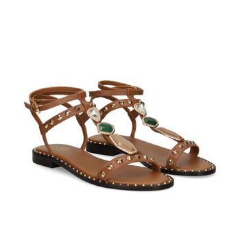 Ash Sandalias Planas Mujer - Marrón Talla 38