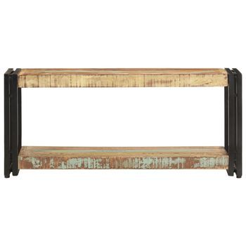Mueble Tv | Mueble De Salón | Armario Tv De Madera Maciza Reciclada 90x30x40 Cm
