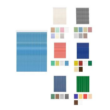 Jardin202 - Cortinas De Exterior Impermeables – Cortinas Antimoscas Para Terrazas Y Porche  110 X 240 Cm (diana - Azul Cristal)  110 X 240 Cm (diana - Azul Cristal)jardin202