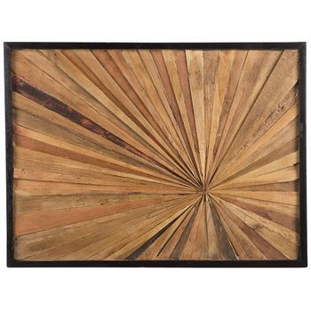 Decoración De Pared Arte De Madera Colgante Estilo Rústico Reciclado Merida