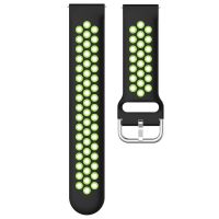 cool correa universal goma negro-verde 20mm para amazfit bipgtsbip litehuaweisamsungcool oslo
