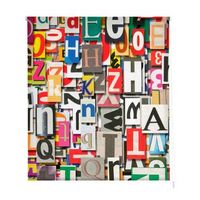 estoralis - estor enrollable translucido  estampado infantil  110 x 255 cm anchoalto tamano tela 107 x 250 cm  i-2071 unico