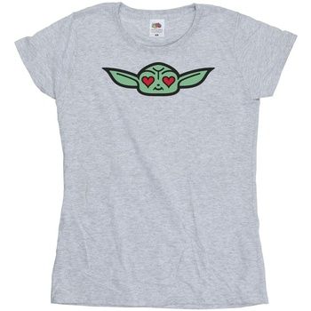 Disney Camiseta manga larga The Mandalorian para mujer