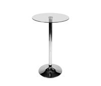 mesa de cristal redonda 105 cm vidrio vidrio transparente o 60 cm
