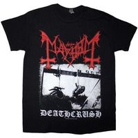 mayhem camiseta deathcrush para mujer
