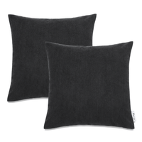 funda de cojin chino negro 45x45 cm 2 piezas