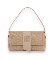 ax armani exchange para mujer xw002592af22628u6223 bolso windy beige osfa casual poliester