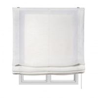 estor plegable sin varillas estor paqueto traslucido para ventanas y puertas blanco 90 x 175 cm